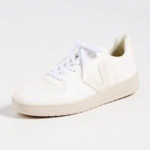 Veja All-White V-10 Sneakers